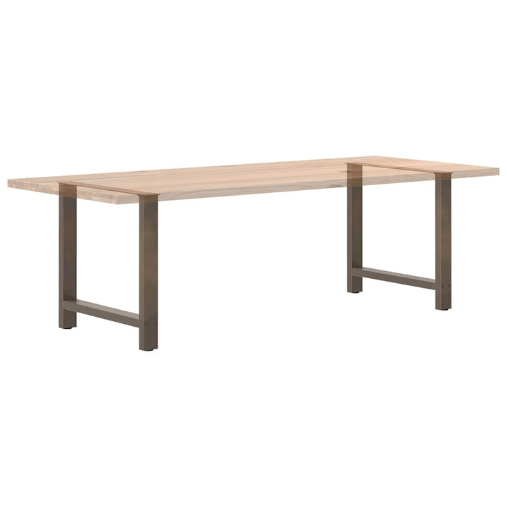 sofabordben naturstål 2 stk. 70x(72-73) cm stål