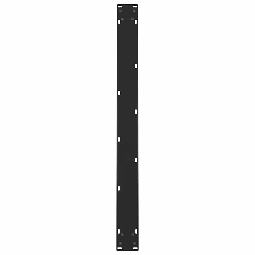 sofabordben 2 stk. 100x(72-73) cm stål sort