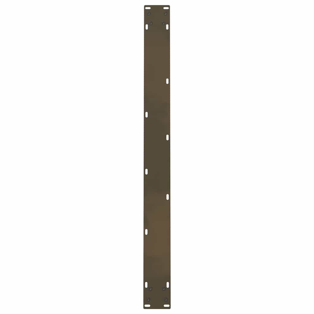 sofabordben naturstål 2 stk. 100x(72-73) cm stål