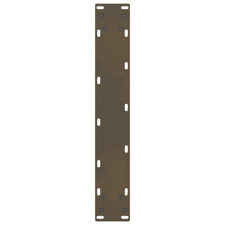 sofabordben naturstål 2 stk. 40x(100-101) cm stål