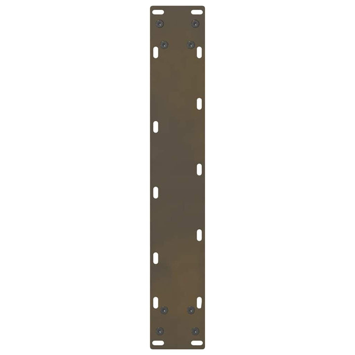 sofabordben naturstål 2 stk. 50x(100-101) cm stål