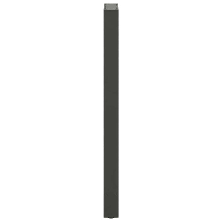 sofabordben 2 stk. 40x(110-111) cm stål antracitgrå
