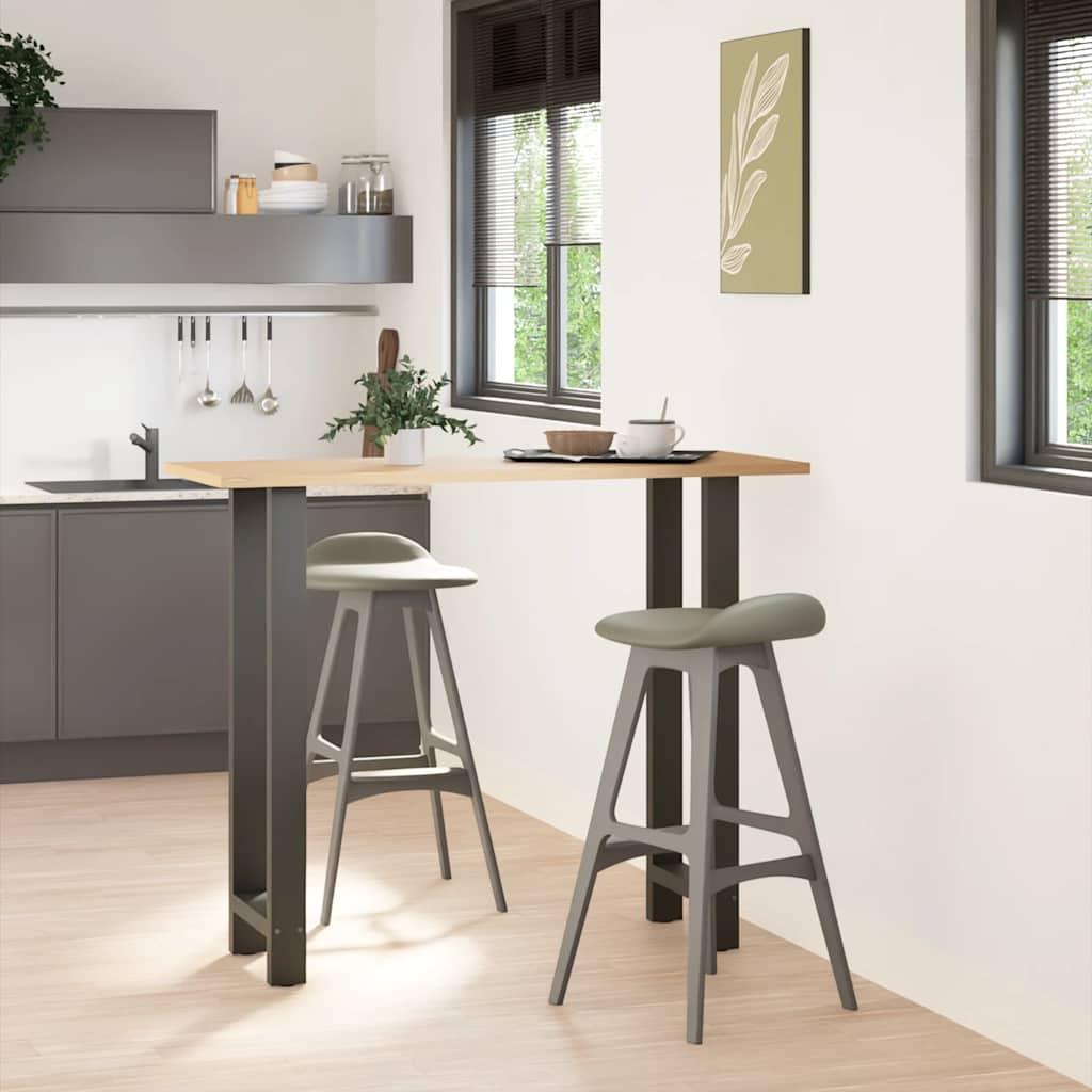 barbordsben antracit 2 stk. 50x(110-111) cm stål