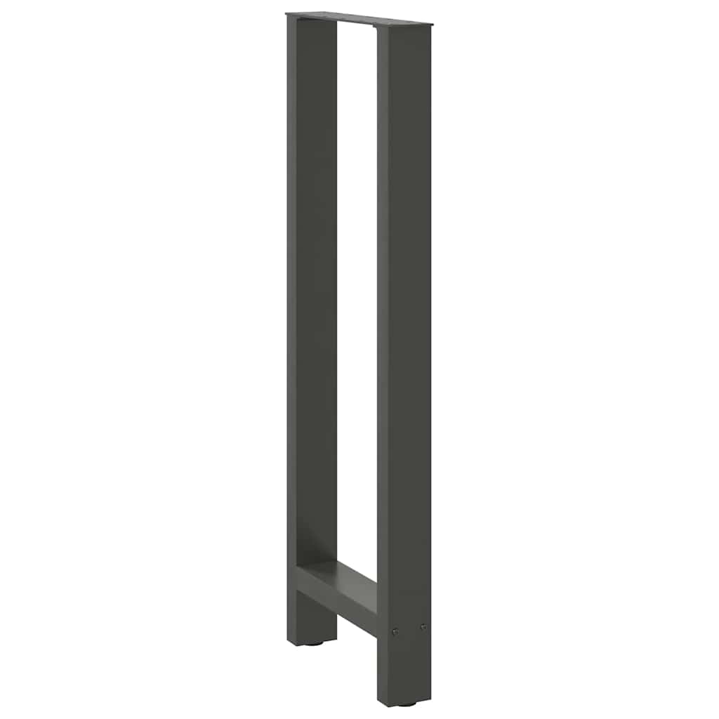 barbordsben antracit 2 stk. 50x(110-111) cm stål