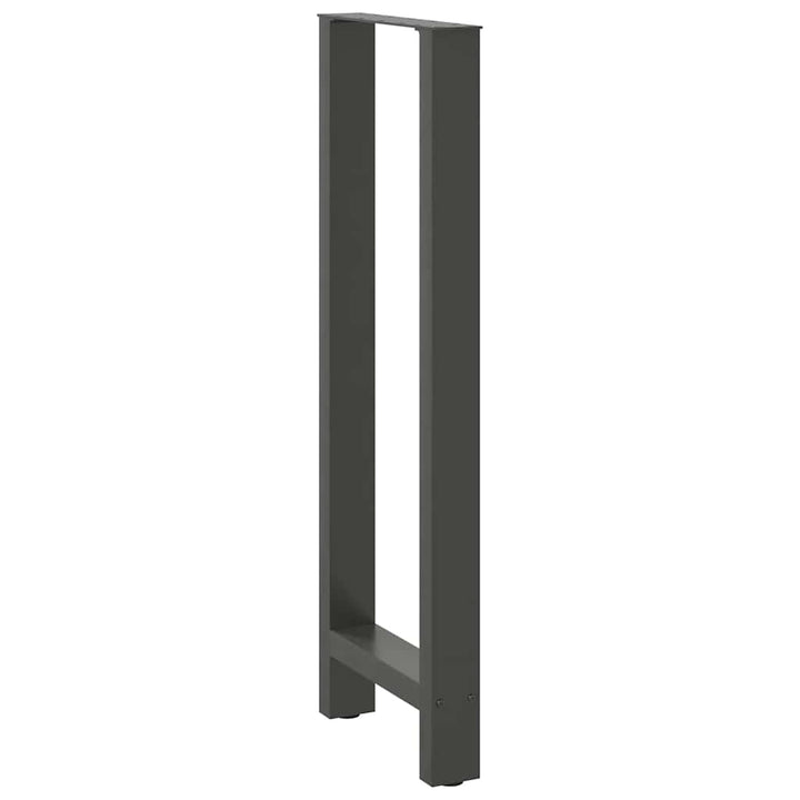 barbordsben antracit 2 stk. 50x(110-111) cm stål