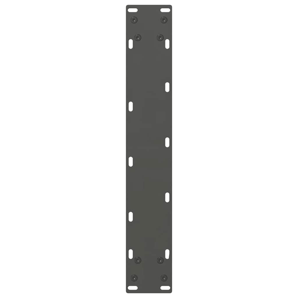 barbordsben antracit 2 stk. 50x(110-111) cm stål