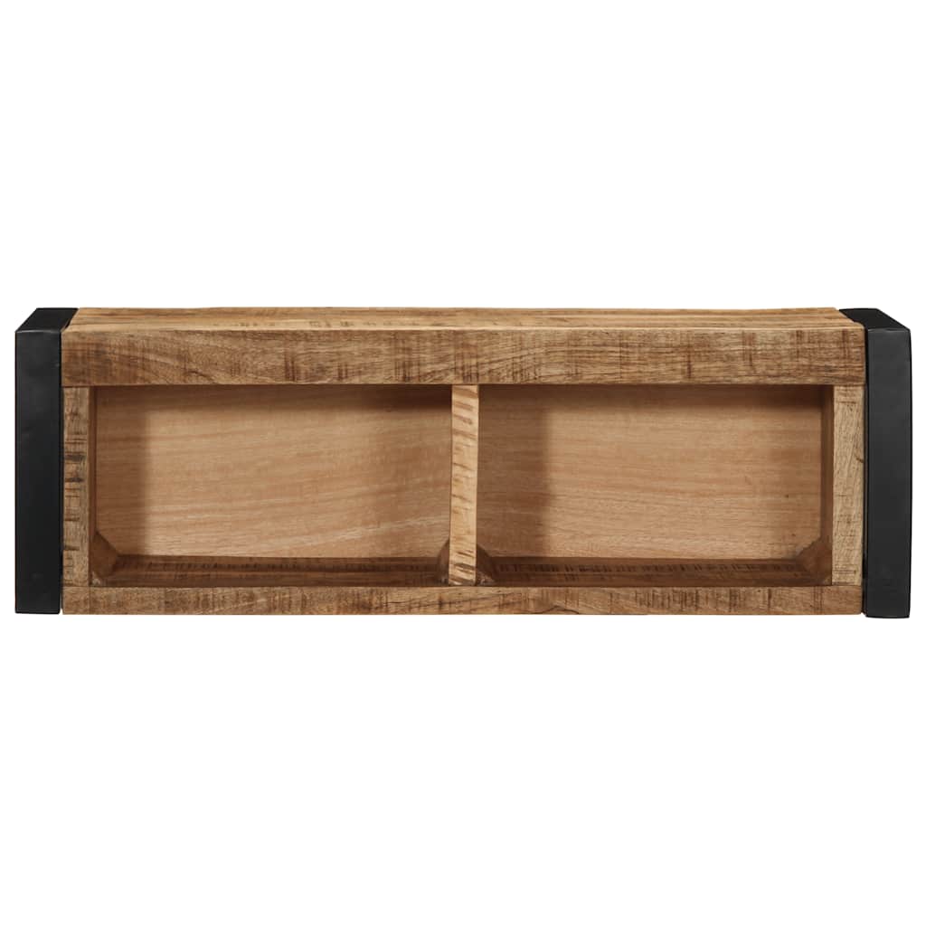 tv-bord 80x30x25 cm massivt ru mangotræ