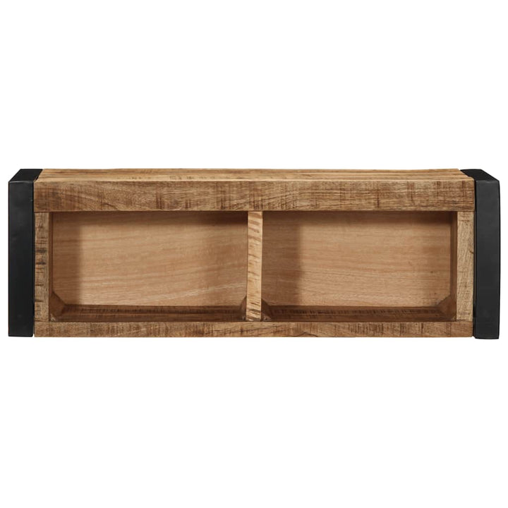 tv-bord 80x30x25 cm massivt ru mangotræ