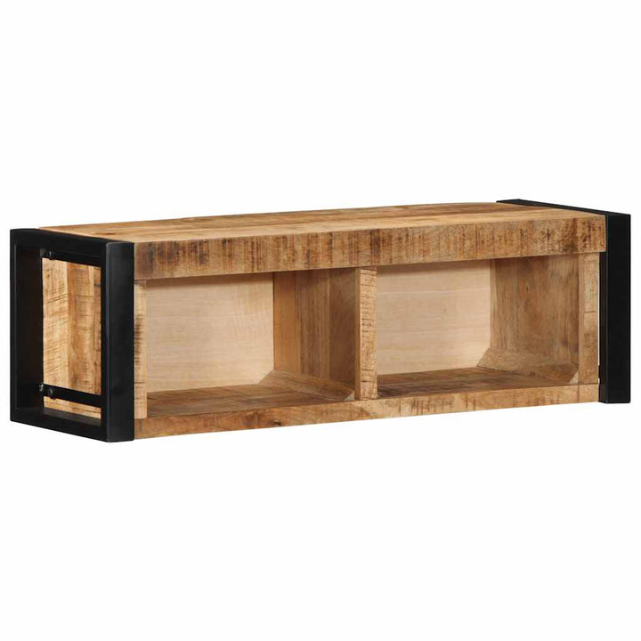 tv-bord 80x30x25 cm massivt ru mangotræ