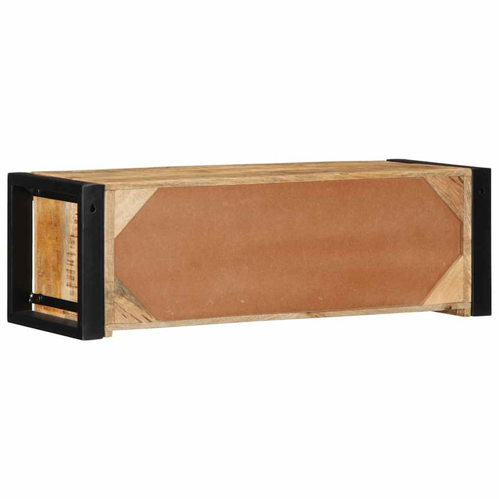 tv-bord 80x30x25 cm massivt ru mangotræ