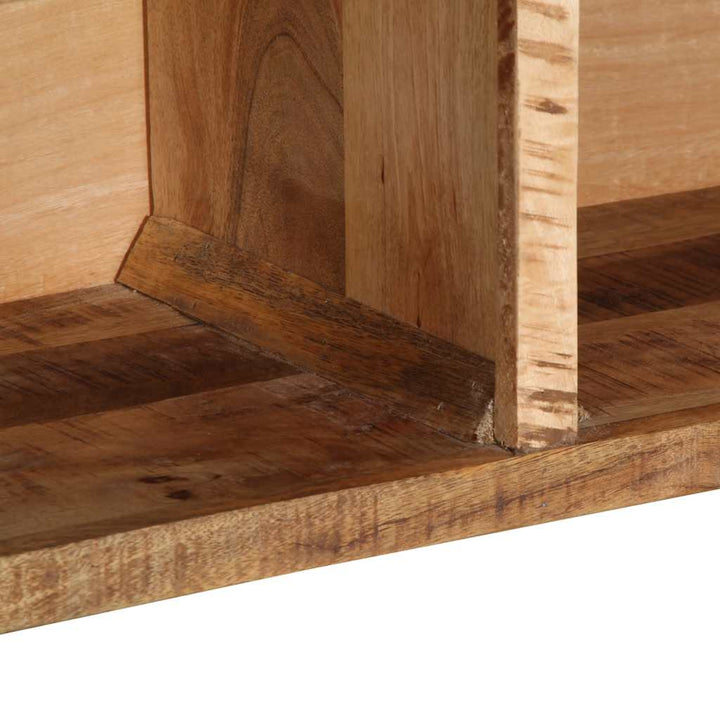 tv-bord 80x30x25 cm massivt ru mangotræ