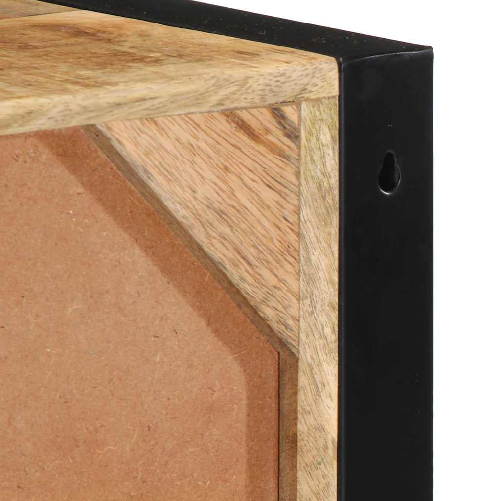 tv-bord 80x30x25 cm massivt ru mangotræ