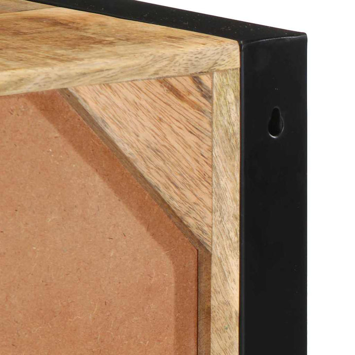 tv-bord 80x30x25 cm massivt ru mangotræ
