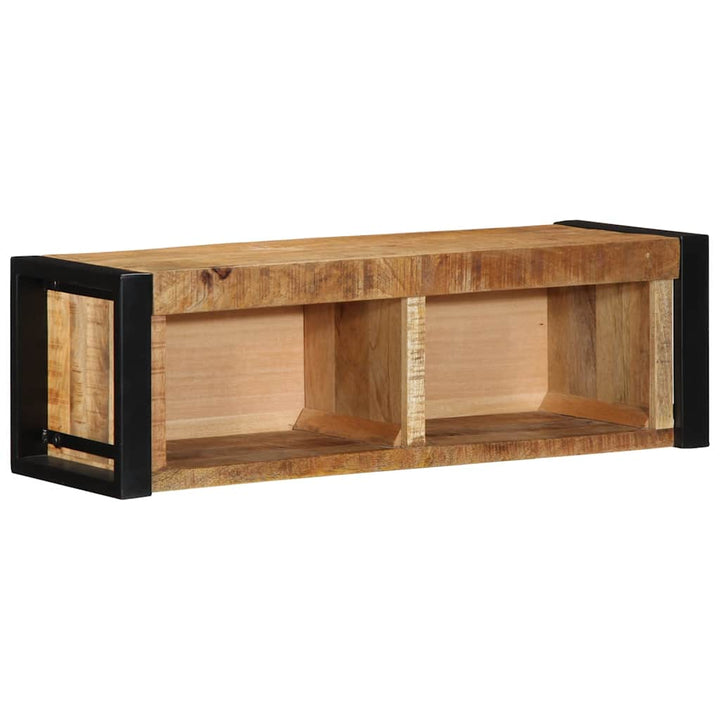 tv-bord 80x30x25 cm massivt ru mangotræ