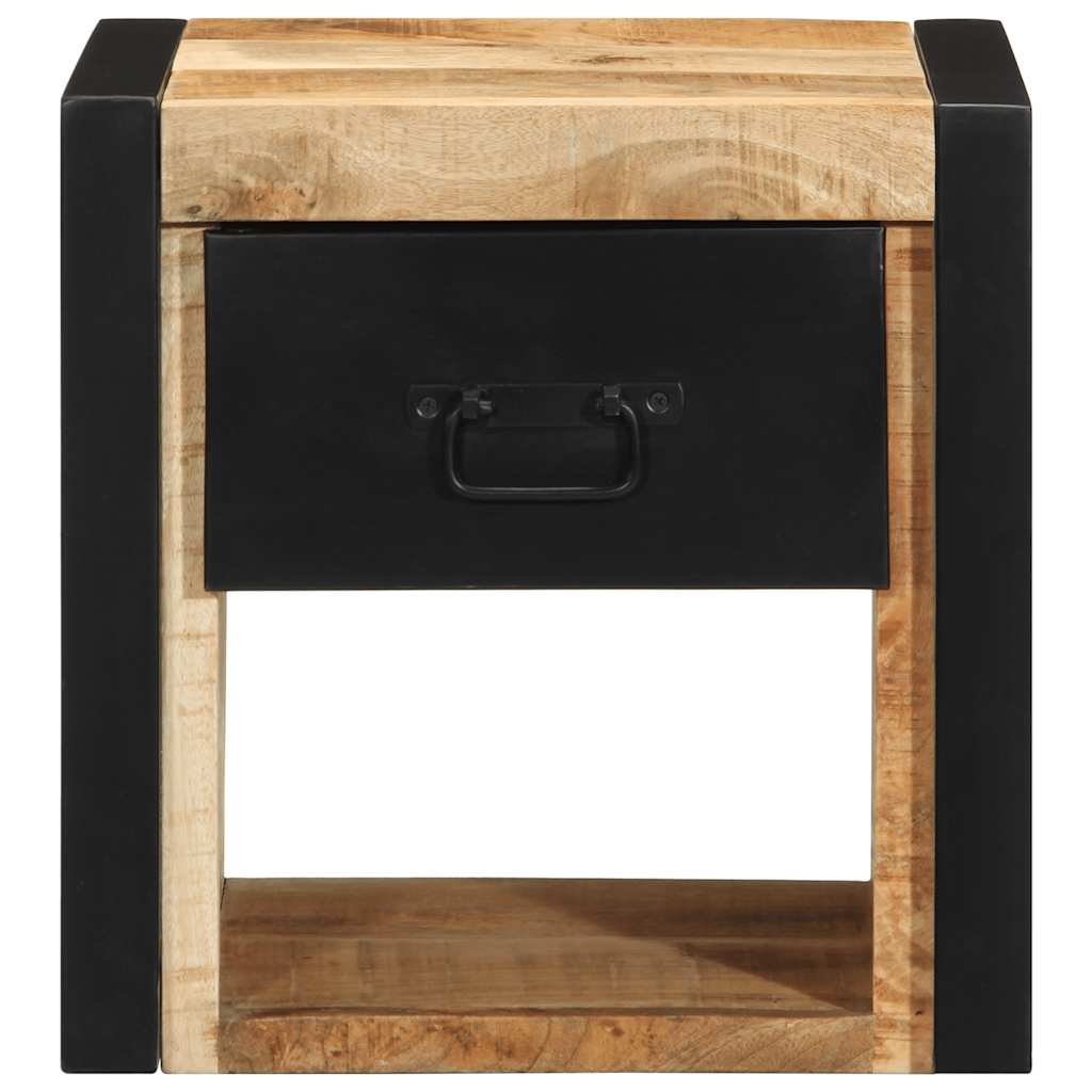 sengeskabe 2 stk 40x35x40 cm massivt ru mangotræ