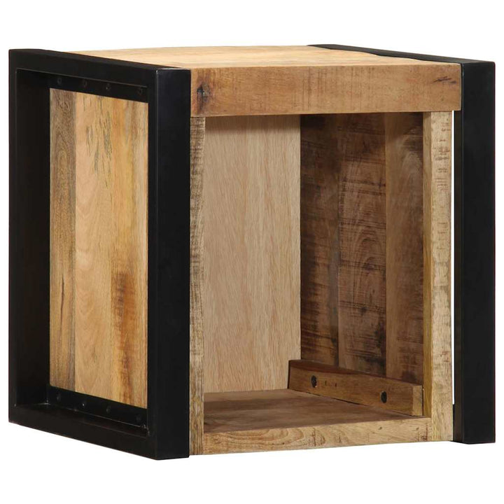 sengeskabe 2 stk 40x35x40 cm massivt ru mangotræ