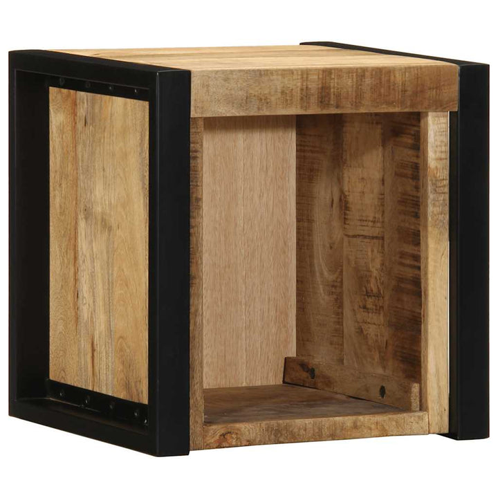 sengeskabe 2 stk 40x35x40 cm massivt ru mangotræ