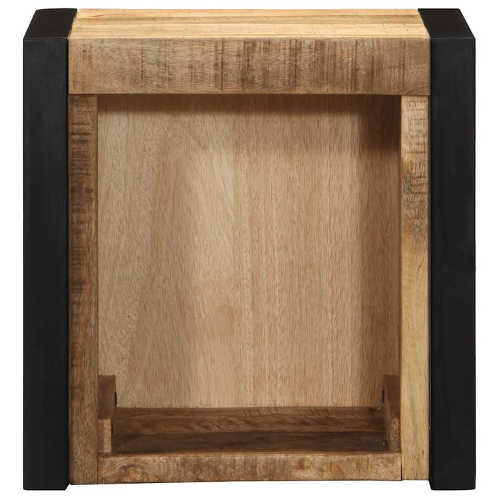sengeskabe 2 stk 40x35x40 cm massivt ru mangotræ