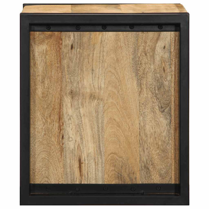 sengeskabe 2 stk 40x35x40 cm massivt ru mangotræ