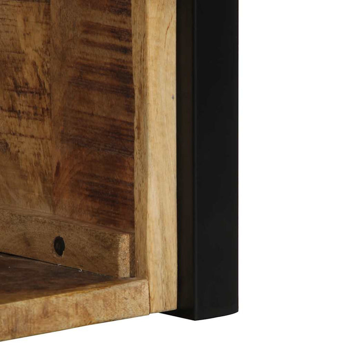 sengeskabe 2 stk 40x35x40 cm massivt ru mangotræ