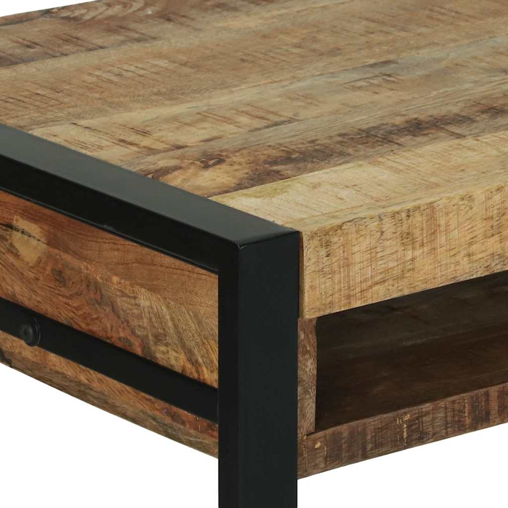 Dressing Table med hylde Brun 100 x 50 x 75 cm Massivt mangotræ
