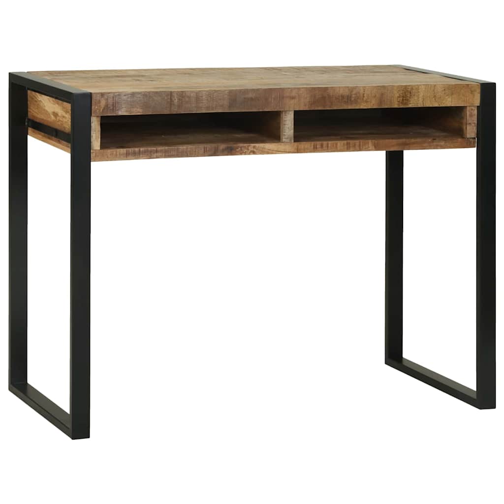 Dressing Table med hylde Brun 100 x 50 x 75 cm Massivt mangotræ