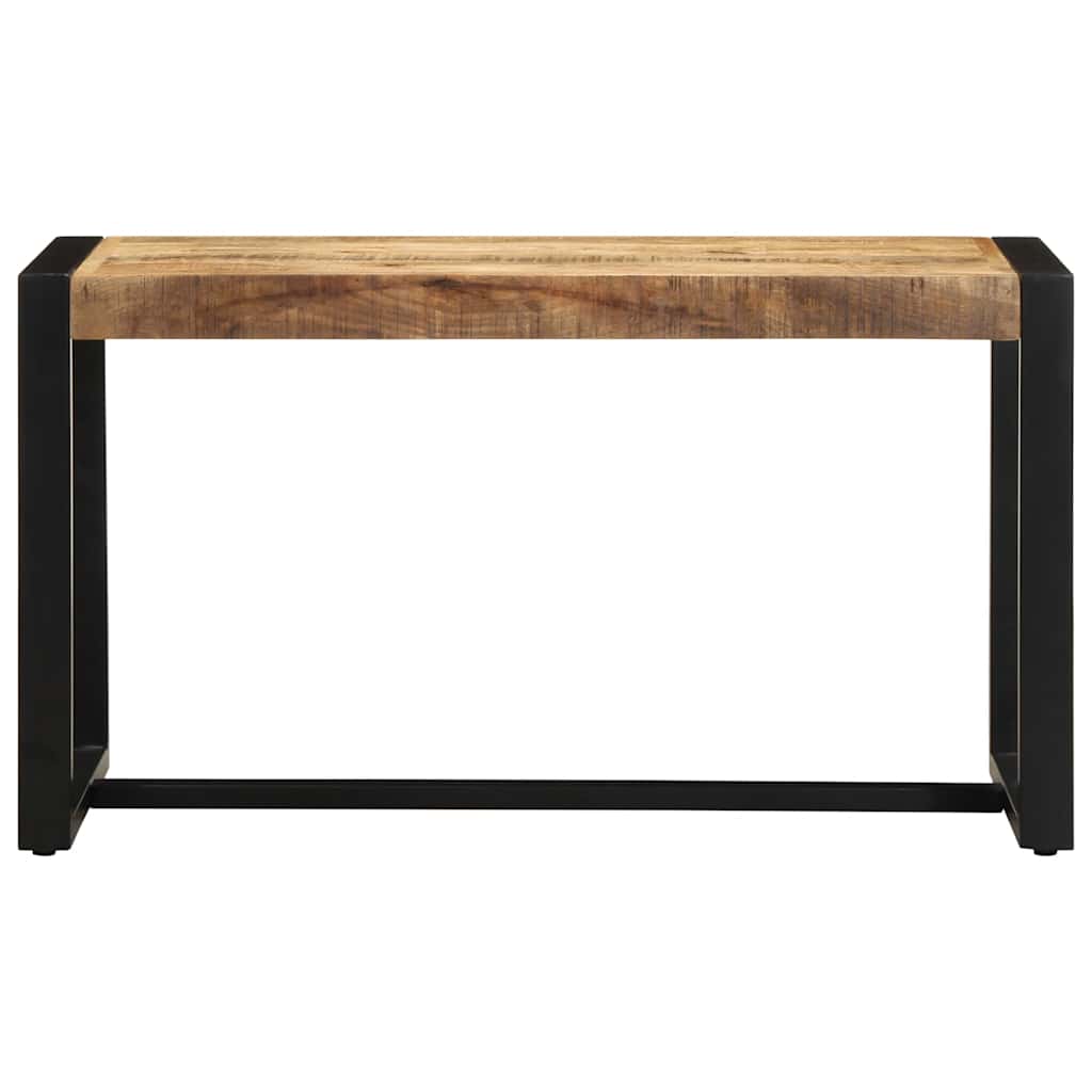 bænk 80x35x45 cm massivt ru mangotræ