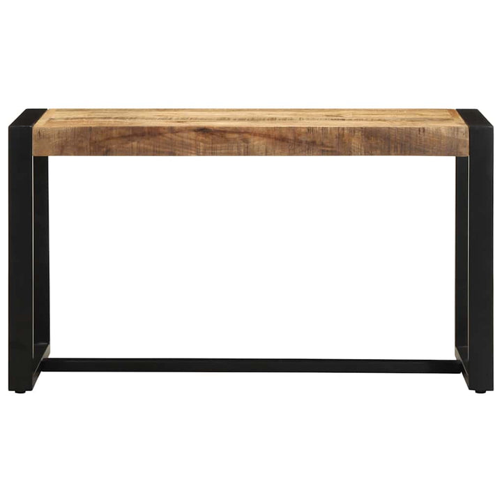 bænk 80x35x45 cm massivt ru mangotræ