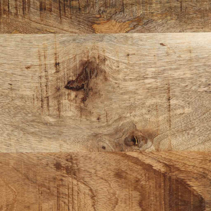 bænk 80x35x45 cm massivt ru mangotræ