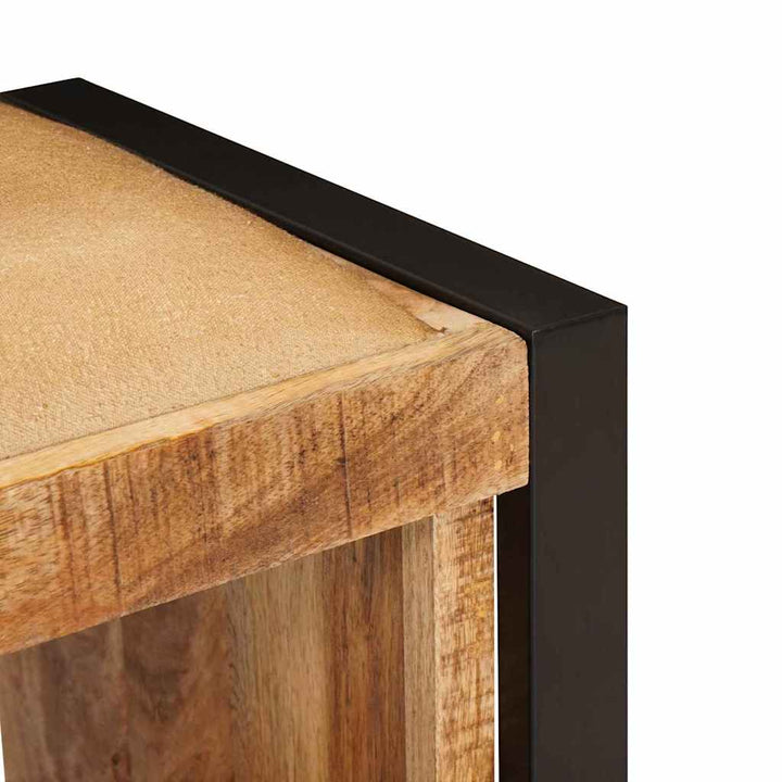 Opbevaringsbænk Brun 80 x 35 x 40 cm Massivt mangotræ