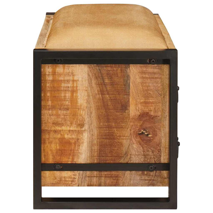 Opbevaringsbænk Brun 80 x 35 x 40 cm Massivt mangotræ