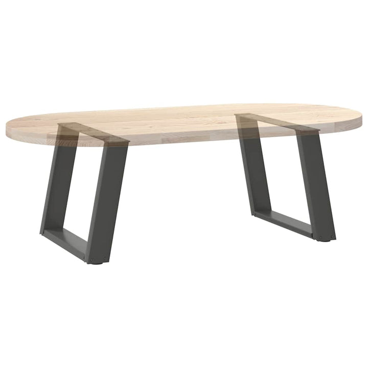 sofabordben U-formet 2 stk. 60x(42-43) cm stål antracitgrå