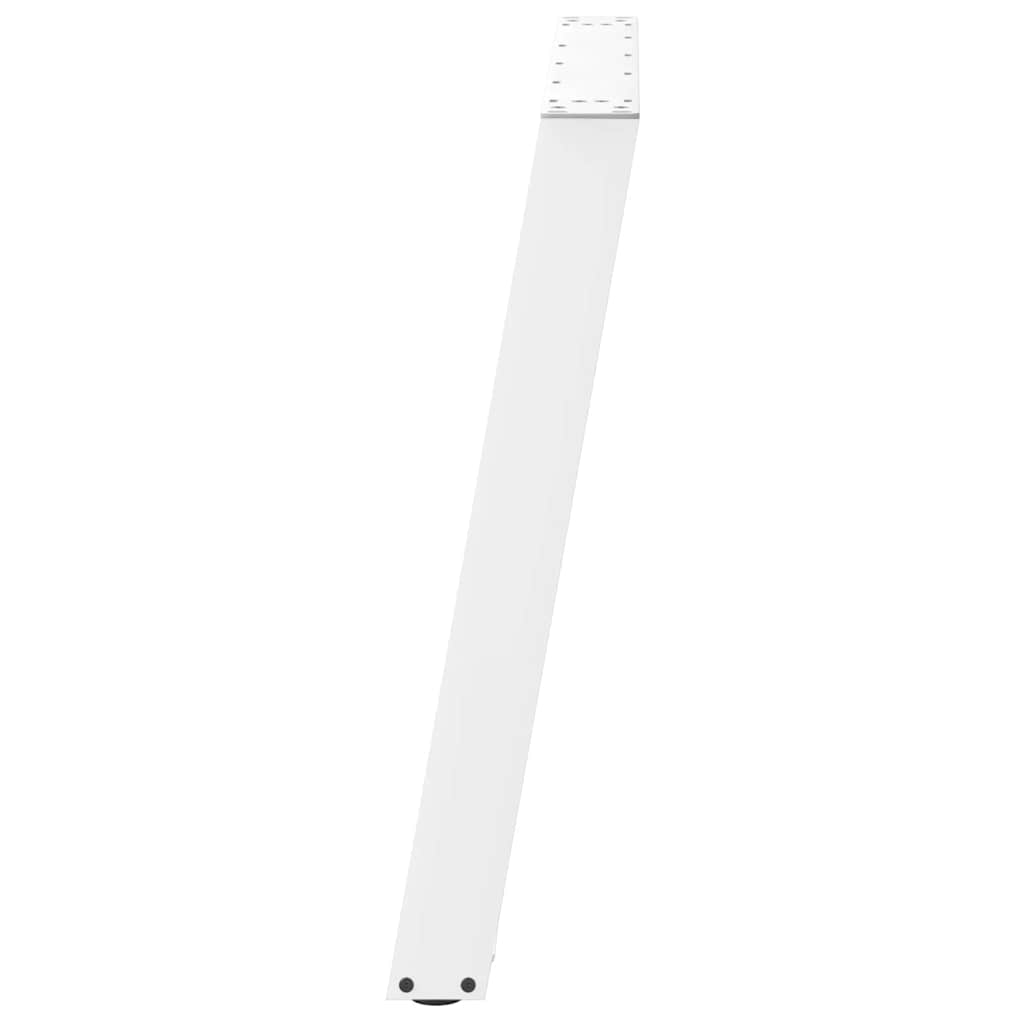 spisebordsben U-formet 2 stk. hvid 70 x (72-73) cm stål