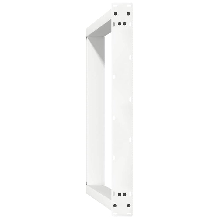 spisebordsben U-formet 2 stk. hvid 70 x (72-73) cm stål