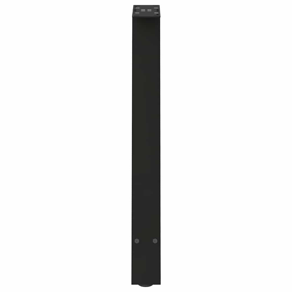 sofabordben A-formet 2 stk 50x(72-73) cm stål sort