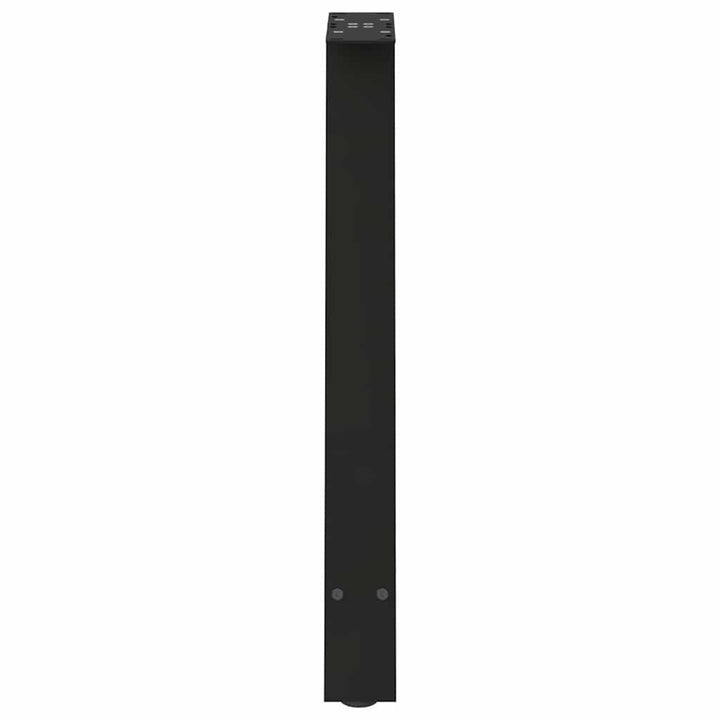 sofabordben A-formet 2 stk 50x(72-73) cm stål sort