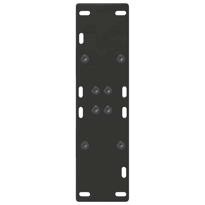 sofabordben A-formet 2 stk 50x(72-73) cm stål sort