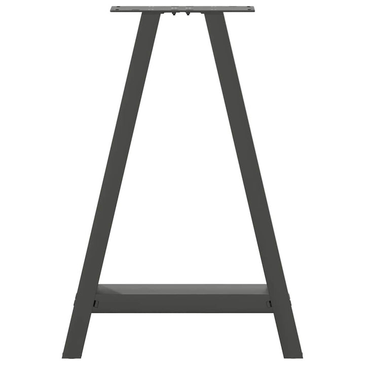sofabordben A-formet 2 stk 50x(72-73) cm stål antracitgrå