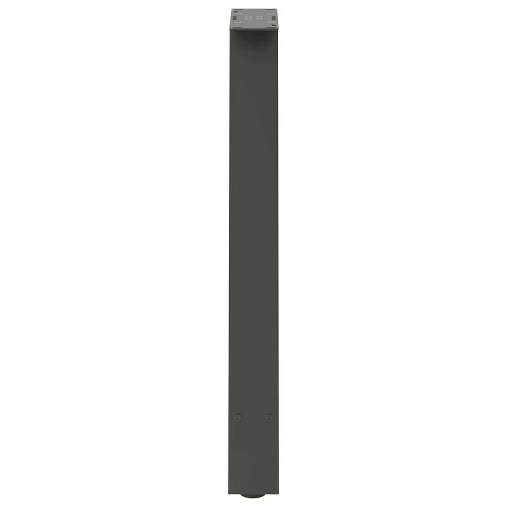 sofabordben A-formet 2 stk 50x(72-73) cm stål antracitgrå