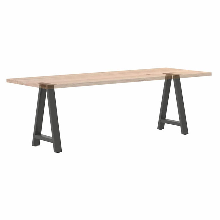 sofabordben A-formet 2 stk 50x(72-73) cm stål antracitgrå