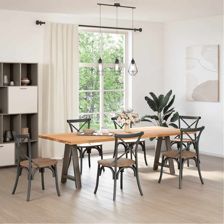 sofabordben A-formet 2 stk 50x(72-73) cm stål