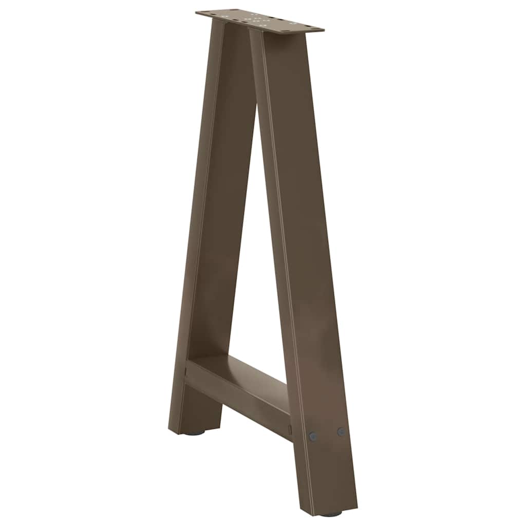 sofabordben A-formet 2 stk 50x(72-73) cm stål