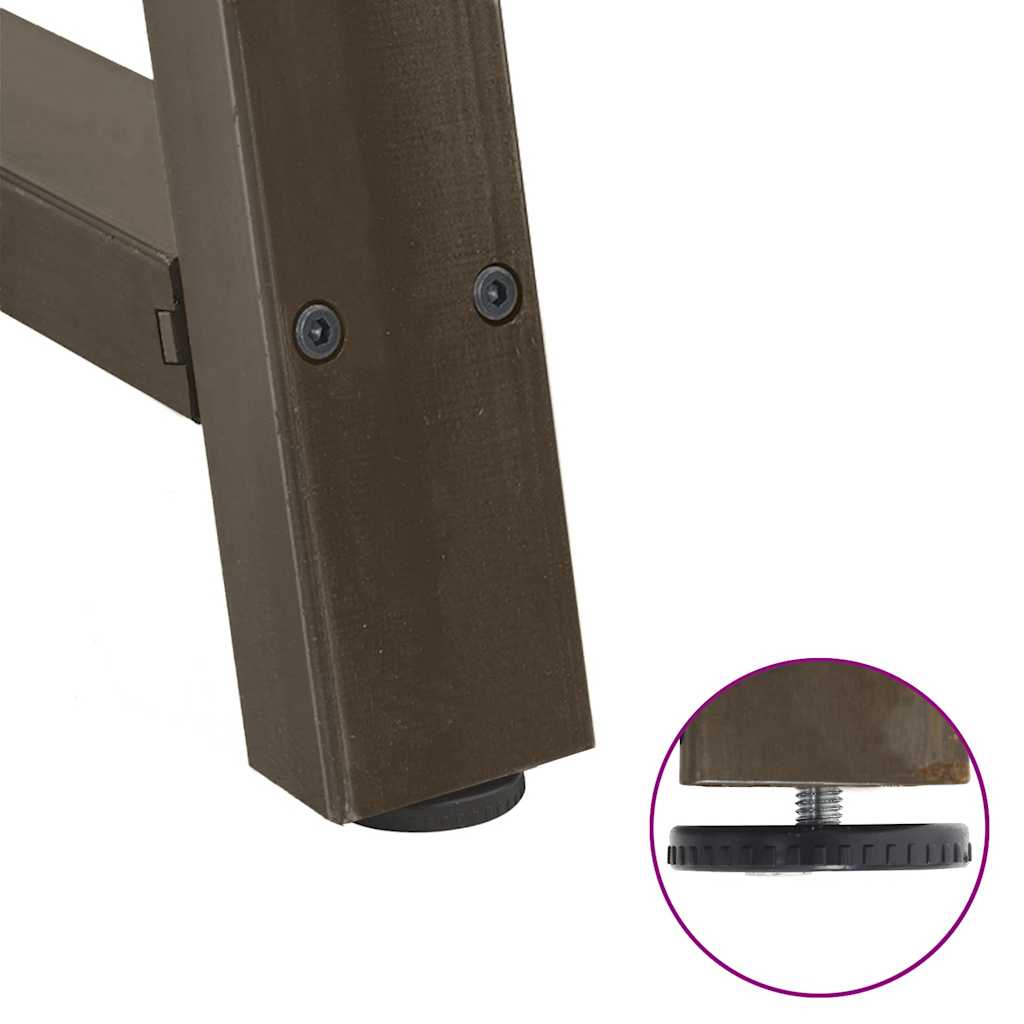 sofabordben A-formet 2 stk 50x(72-73) cm stål