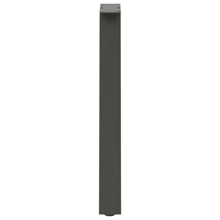 spisebordsben A-formet 2 stk. antracit 60 x (72-73) cm stål