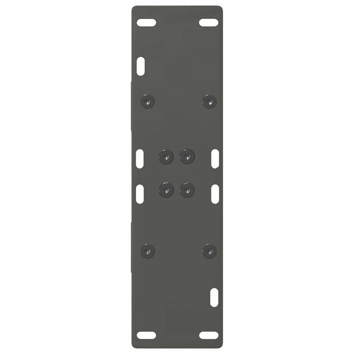 spisebordsben A-formet 2 stk. antracit 60 x (72-73) cm stål