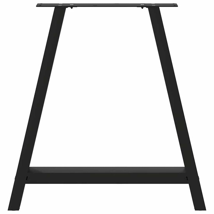 sofabordben A-formet 2 stk 70x(72-73) cm stål sort