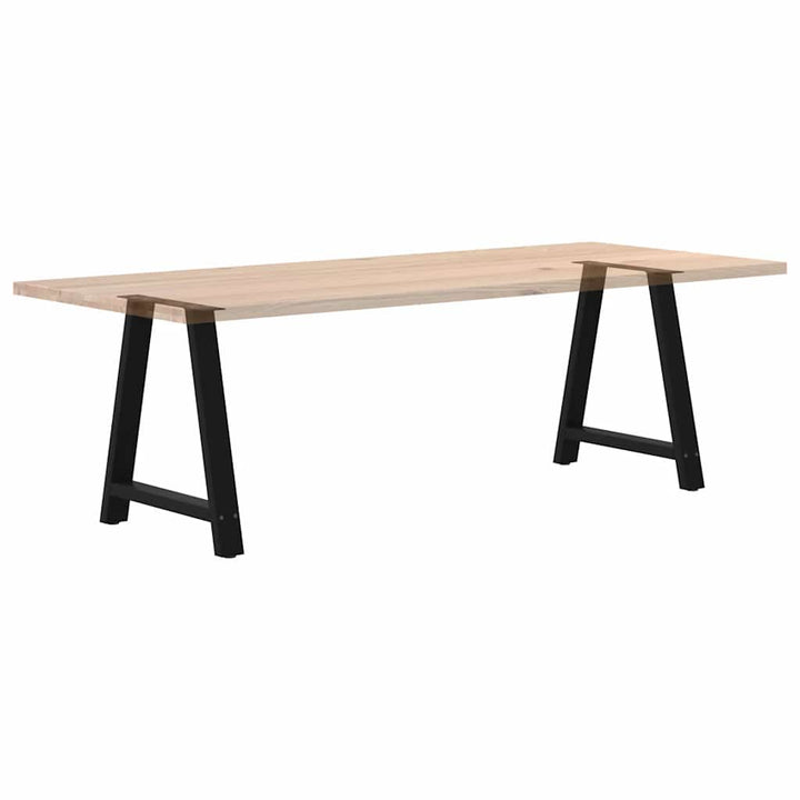 sofabordben A-formet 2 stk 70x(72-73) cm stål sort