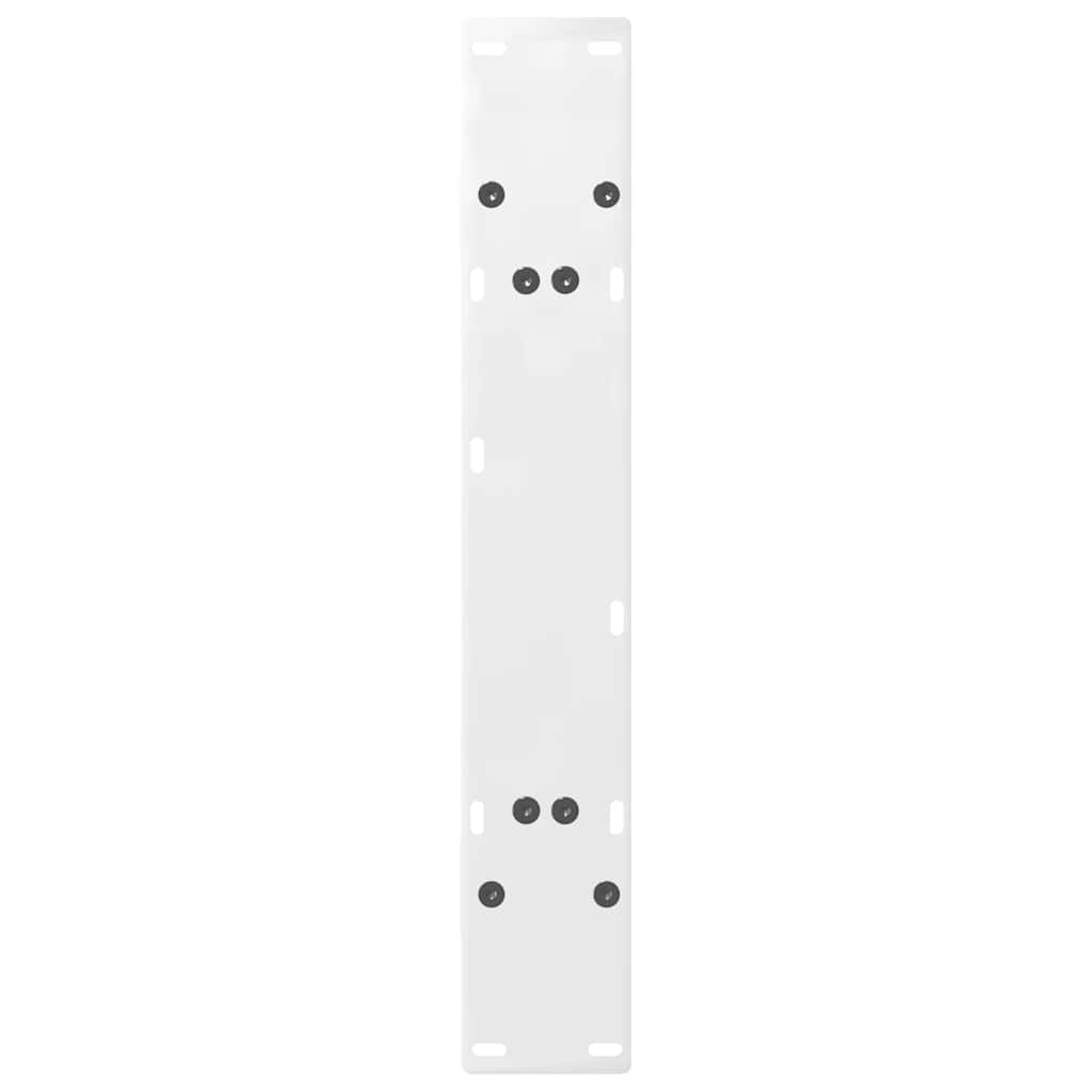 sofabordben A-formet 2 stk 70x(72-73) cm stål hvid
