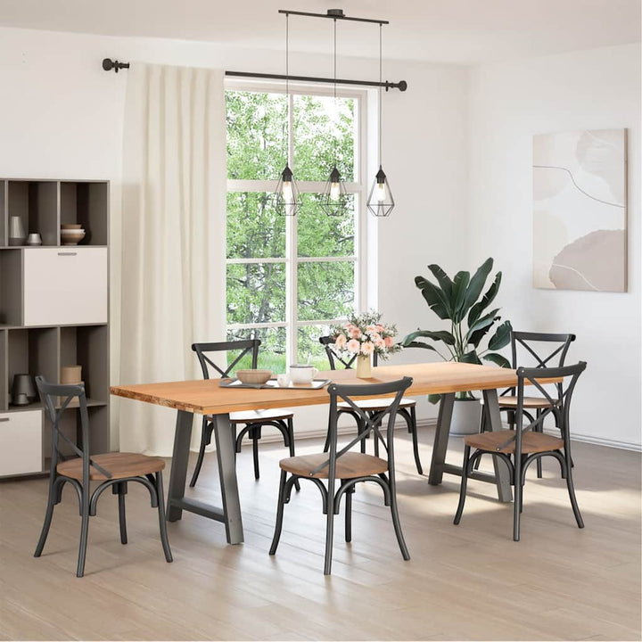 sofabordben A-formet 2 stk 70x(72-73) cm stål antracitgrå