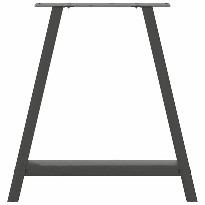 sofabordben A-formet 2 stk 70x(72-73) cm stål antracitgrå